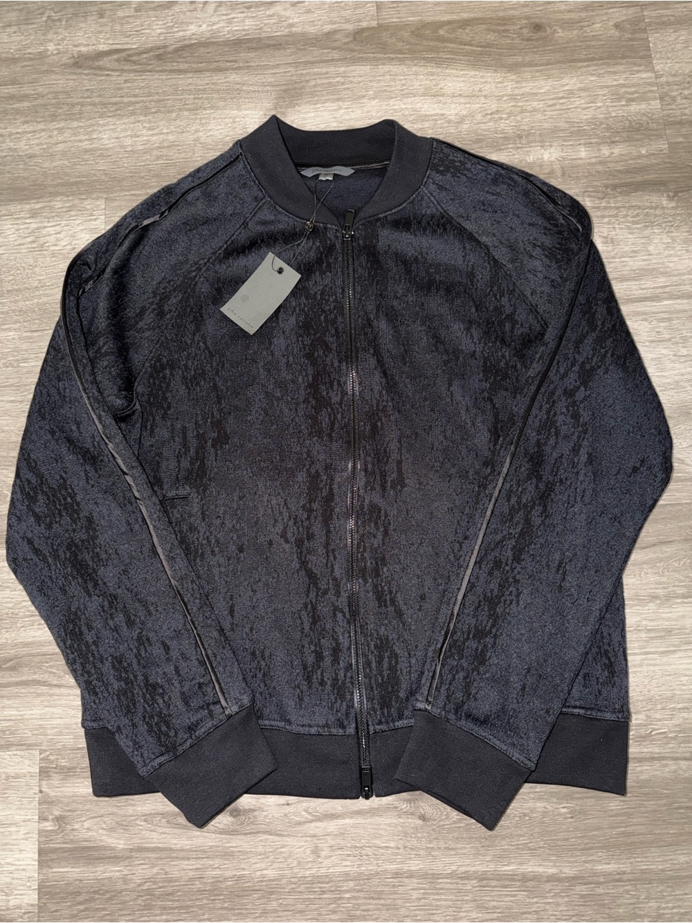 John Varvatos riggins python jacquard bomber jacket